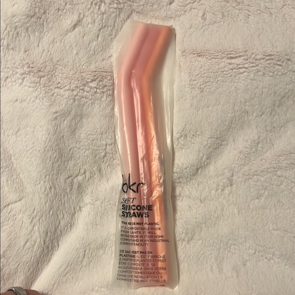 Bkr “Little” Bottle Straws in Fairytale Pinks Penelope, Rose and Bunny